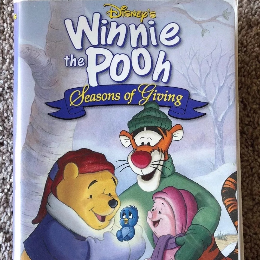 Winnie the Pooh Seasons of Giving VHS 1999 Clamshe